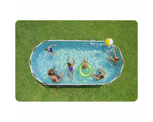 Басейн каркасний овальний 17в1 Bestway 56710, 549 x 274 x 122 см