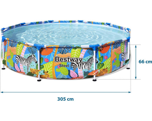 Басейн каркасний 4в1 Bestway 56985 Steel Pro 305 см Басейн каркасний 4в1 Bestway 56985 Steel Pro 305 см