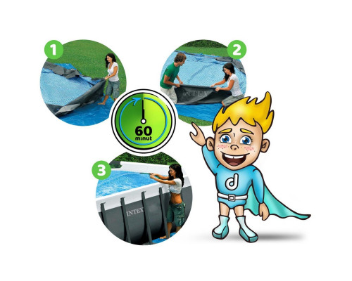 Басейн каркасний 10в1 Intex 26364 732 х 366 х 132 см