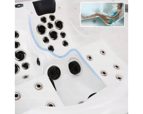 Джакузі садове Home Deluxe IND-230 215 см х 83 см (IND-230) 3-місне Джакузі садове Home Deluxe IND-230 215 см х 83 см (IND-230) 3-місне