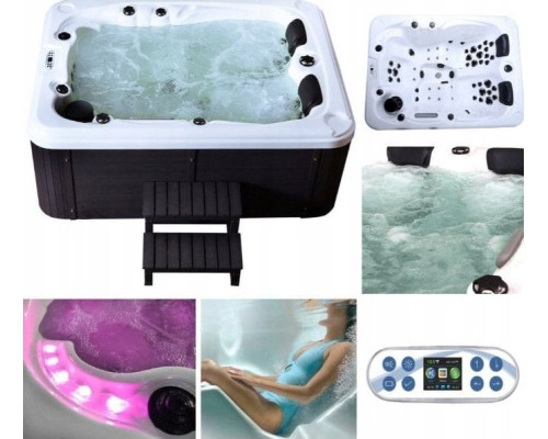 Джакузі садове Home Deluxe IND-230 215 см х 83 см (IND-230) 3-місне Джакузі садове Home Deluxe IND-230 215 см х 83 см (IND-230) 3-місне