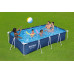Басейн каркасний прямокутний 3в1 Bestway Family Steel Pro Frame 400 x 211 x 81 см + насос + фільтр