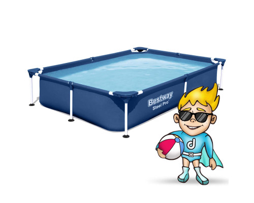 Басейн каркасний прямокутний Bestway 56401N, 221 x 150 x 43 см Басейн каркасний прямокутний Bestway 56401N, 221 x 150 x 43 см