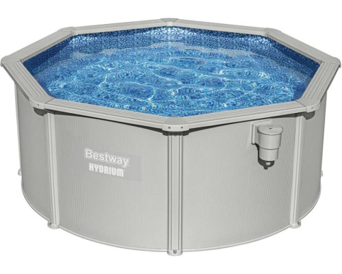 Басейн каркасний Bestway Hydrium з аксесуарами, 300 x 120 см, світло - сірий Басейн каркасний Bestway Hydrium з аксесуарами, 300 x 120 см, світло - сірий