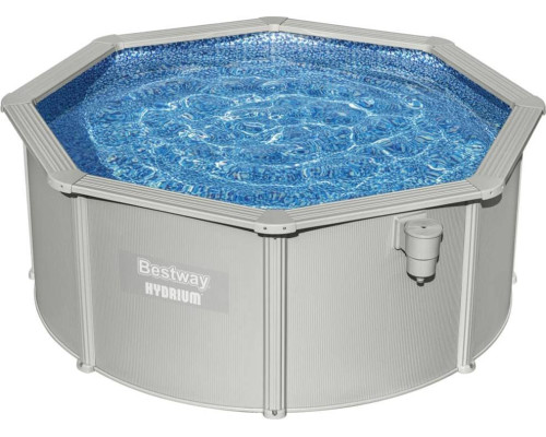 Басейн каркасний Bestway Hydrium з аксесуарами, 300 x 120 см, світло - сірий Басейн каркасний Bestway Hydrium з аксесуарами, 300 x 120 см, світло - сірий