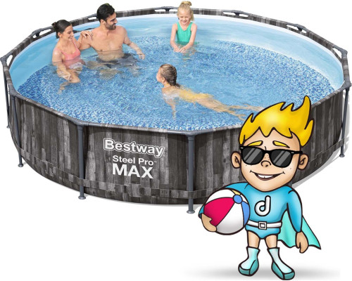 Басейн каркасний 10в1 Bestway 5614X Steel Pro Max 366 см Басейн каркасний 10в1 Bestway 5614X Steel Pro Max 366 см