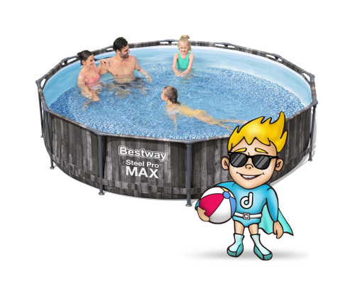 Басейн каркасний 10в1 Bestway 5614X Steel Pro Max 366 см Басейн каркасний 10в1 Bestway 5614X Steel Pro Max 366 см