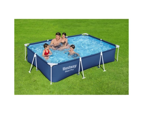 Басейн каркасний прямокутний Bestway Steel Pro Frame, 300 x 201 x 66 см