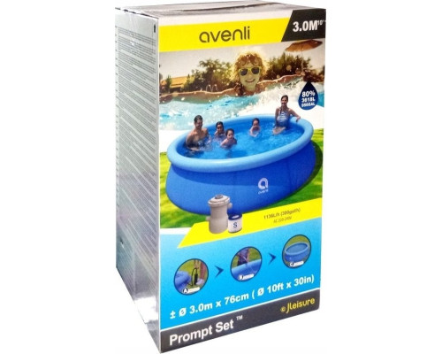 Басейн надувний Avenli 76x300 см + аксесуари Басейн надувний Avenli 76x300 см + аксесуари