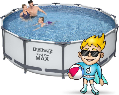 Басейн каркасний 10в1 Bestway 56418 Steel Pro Max 366 см