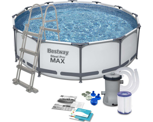 Басейн каркасний 10в1 Bestway 56418 Steel Pro Max 366 см