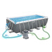 Басейн каркасний прямокутний 18в1 Bestway 56670, 488 x 244 x 122 см