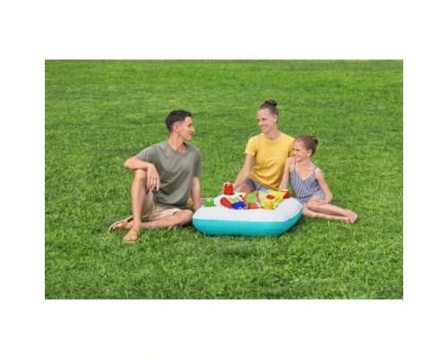 Басейн надувний Bestway 54446 з плаваючим столом Sippin' Summer 218 x 218 x 48 см
