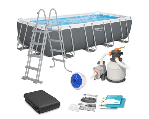 Басейн каркасний прямокутний 12в1 Bestway 56466N, 549 x 274 x 122 см Басейн каркасний прямокутний 12в1 Bestway 56466N, 549 x 274 x 122 см