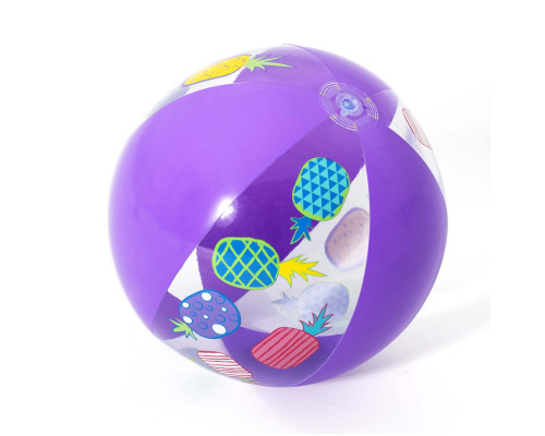 М'яч надувний пляжний Bestway 31036 фіолетовий, 51 см