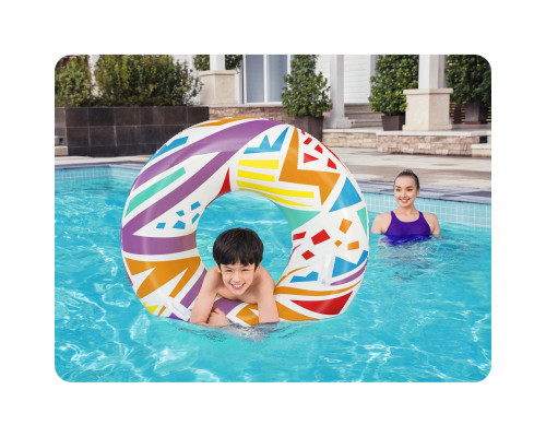 Коло надувне для плавання Bestway 36228 Геометрія, 107 см