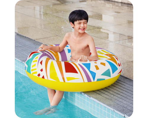Коло надувне для плавання Bestway 36228 Геометрія, 107 см
