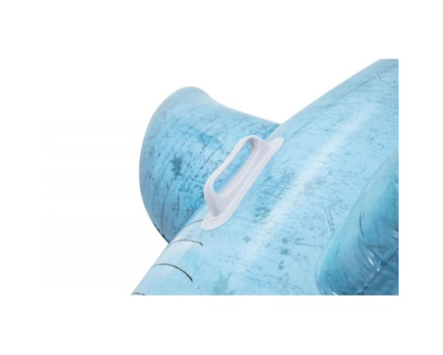 Пліт надувний з ручками BESTWAY 41405 Акула, 183 x 102 см