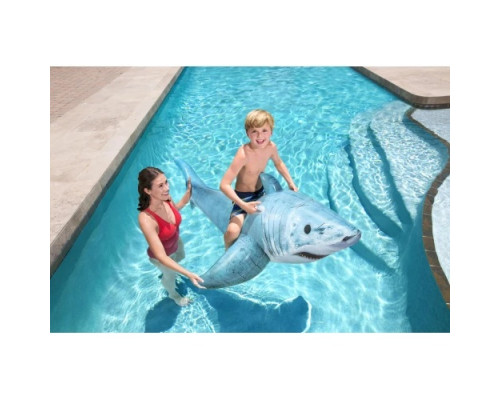 Пліт надувний з ручками BESTWAY 41405 Акула, 183 x 102 см