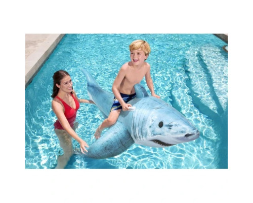 Пліт надувний з ручками BESTWAY 41405 Акула, 183 x 102 см
