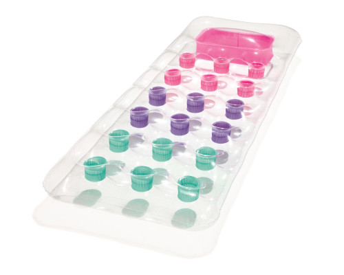 Матрац надувний пляжний з віконцем Bestway 43040 прозорий, 188 x 71 см