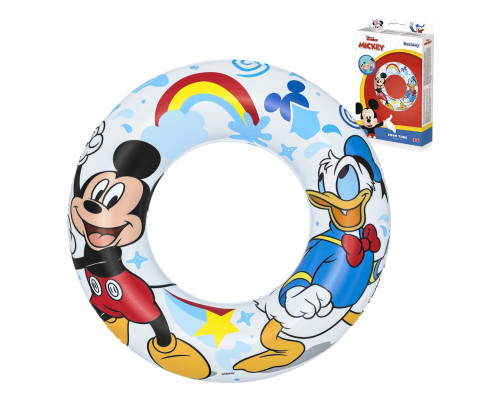 Коло надувне для плавання Bestway 91004 Міккі та Дональд, 56 см