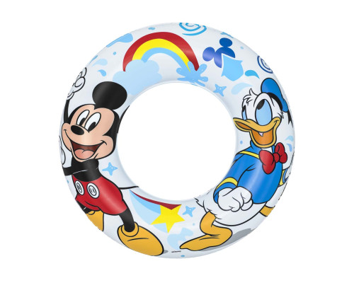Коло надувне для плавання Bestway 91004 Міккі та Дональд, 56 см