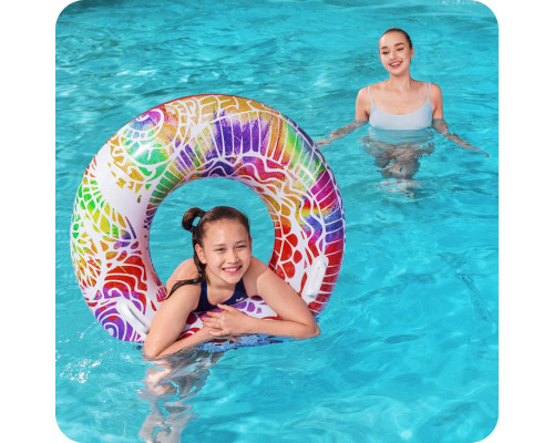 Коло надувне для плавання Bestway 36084 червоне, 91 см