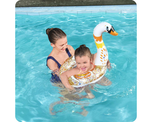 Коло надувне для басейну Bestway 36306 Лебідь, 61 см