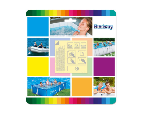 Водонепроникні ремонтні латки для надувних матраців Bestway 62091 Водонепроникні ремонтні латки для надувних матраців Bestway 62091