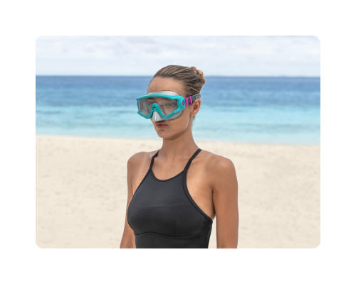 Маска для плавання Bestway 22044 бірюзова