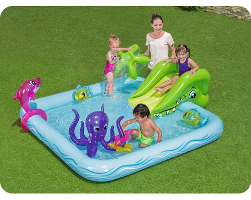 Надувний ігровий майданчик Акваріум Bestway 53052 239x206x86 см