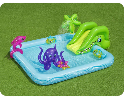 Надувний ігровий майданчик Акваріум Bestway 53052 239x206x86 см