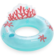 Коло надувне зі спинкою Bestway 43730 Корали, 107 x 113 см