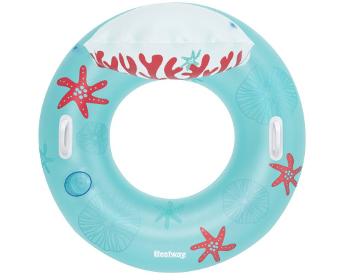Коло надувне зі спинкою Bestway 43730 Корали, 107 x 113 см