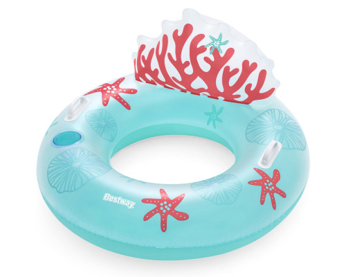 Коло надувне зі спинкою Bestway 43730 Корали, 107 x 113 см