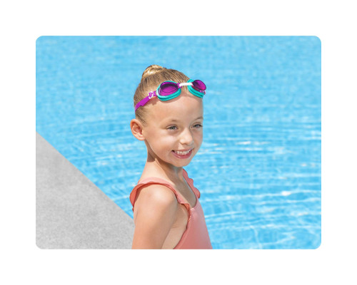 Дитячі окуляри для плавання Bestway 21002 фіолетові