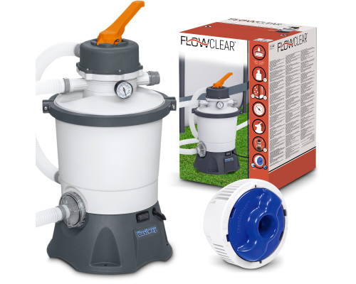 Насос з піщаним фільтром Bestway 58515 3596 л/год + 25 кг піску