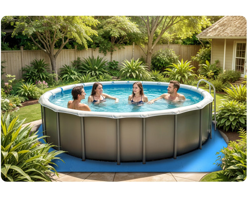 Килимок-пазл для басейну Dmuchane 650000 50 х 50 см 8 шт.