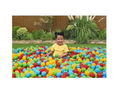 Набір 100 м'ячиків для сухих басейнів BESTWAY 5,85 см 4 кольори + сумка 52648