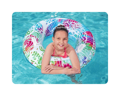 Коло надувне для плавання Bestway 36084 блакитне, 91 см