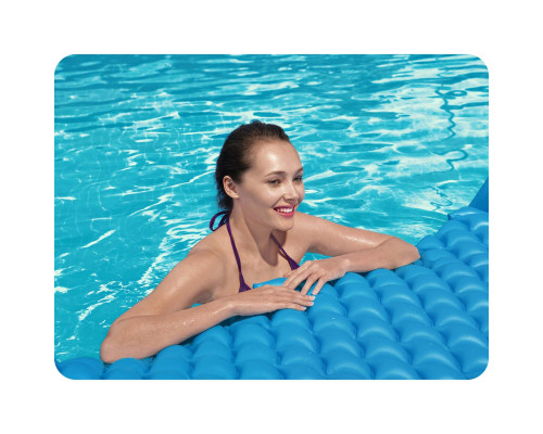 Матрац надувний пляжний Bestway 44020 синій, 213 x 86 см