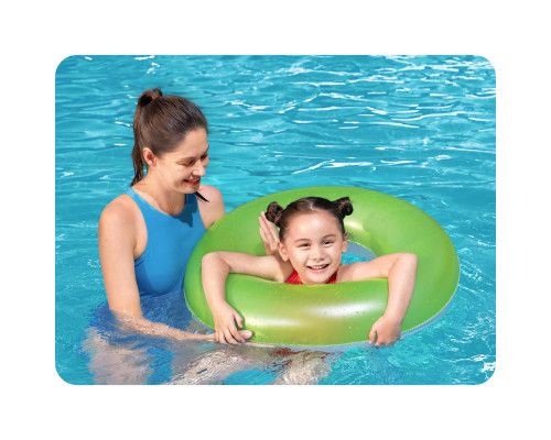 Коло надувне для плавання Bestway 36024 зелене, 76 см
