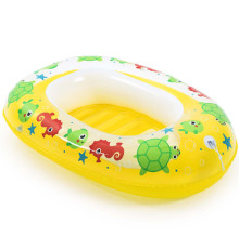 Пліт надувний для плавання Bestway 34037 жовтий, 102 x 69 см