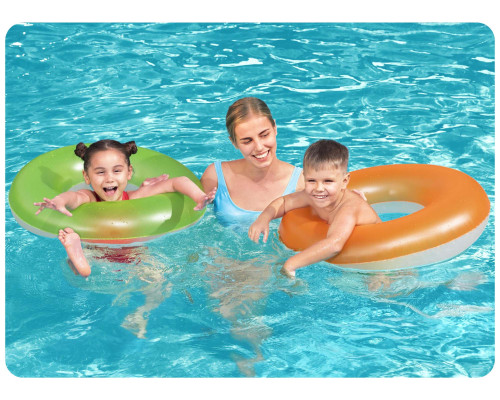 Коло надувне для плавання Bestway 36024 помаранчеве, 76 см