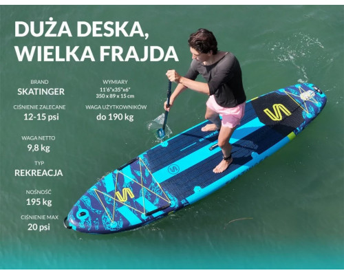 Надувна SUP дошка (Сапборд) Skatinger Asiaticus 350 Надувна SUP дошка (Сапборд) Skatinger Asiaticus 350