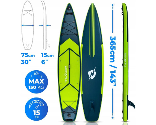 Надувна SUP дошка (Сапборд) THUNDER VISO 365 Надувна SUP дошка (Сапборд) THUNDER VISO 365