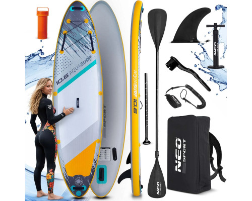 Надувна SUP дошка (Сапборд) Neo-Sport 170205 Aquasurf 320 х 84 х 15 см
