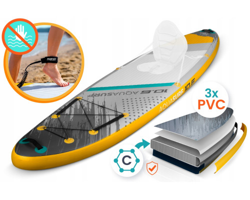 Надувна SUP дошка (Сапборд) Neo-Sport 170205 Aquasurf 320 х 84 х 15 см