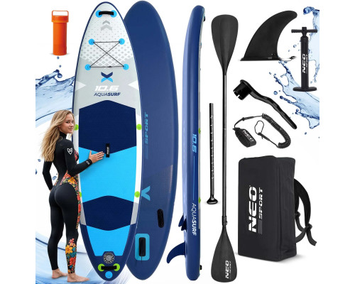 Надувна SUP дошка (Сапборд) Neo-Sport 170206 Aquasurf 320 х 84 х 15 см